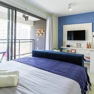 Apartamento Studio Vila Madalena Com Piscina Climatizada, São Paulo